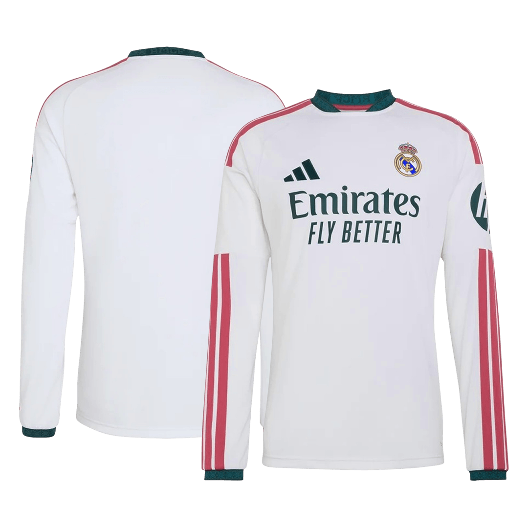 Real Madrid Home Long Sleeve Soccer Jersey 2026/27 White