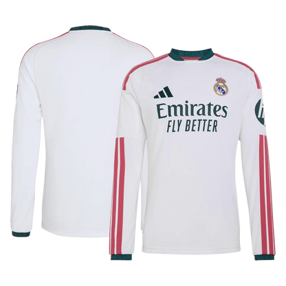 Real Madrid Home Long Sleeve Soccer Jersey 2026/27 White
