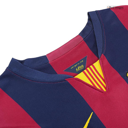 Retro SUÁREZ  #9 2014/15 Barcelona Home Soccer Jersey
