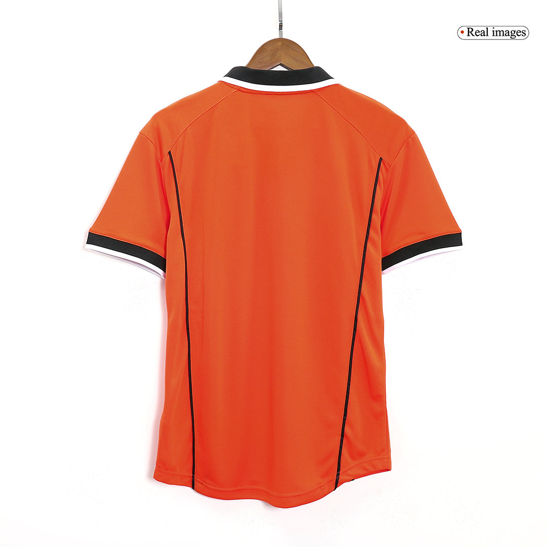 Retro Netherlands Home Soccer Jersey World Cup 1998 Orange