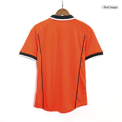 Retro Netherlands Home Soccer Jersey World Cup 1998 Orange