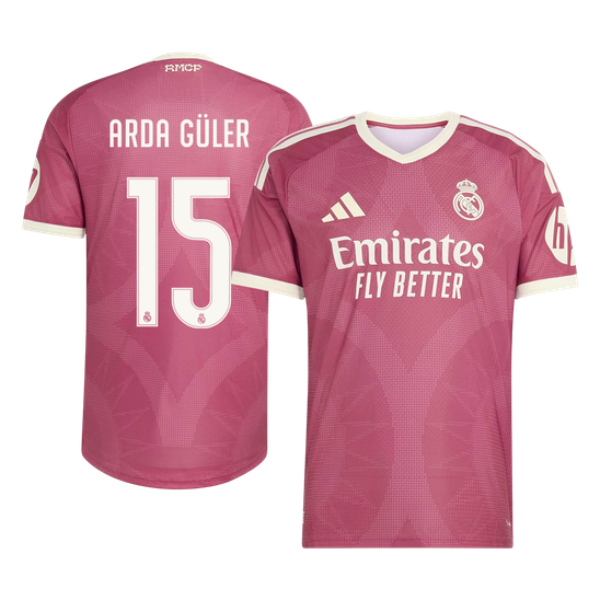 Authentic ARDA GÜLER #15 Real Madrid Third Away Soccer Jersey 2026/27