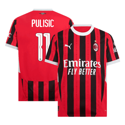 PULISIC #11 AC Milan Home football shirt 2024/25 - UCL