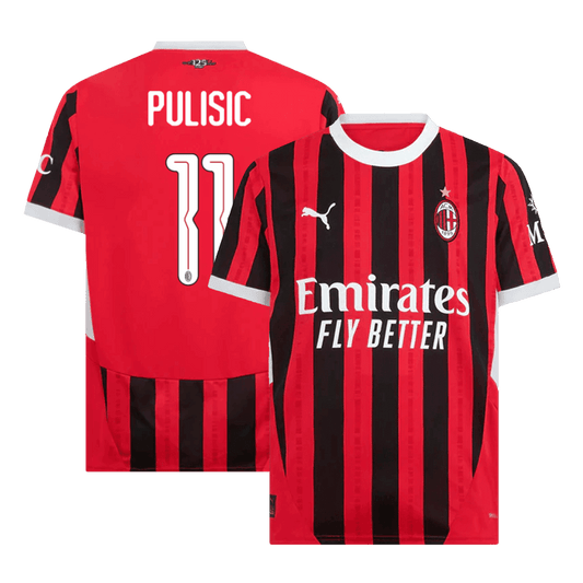 PULISIC #11 AC Milan Home football shirt 2024/25 - UCL