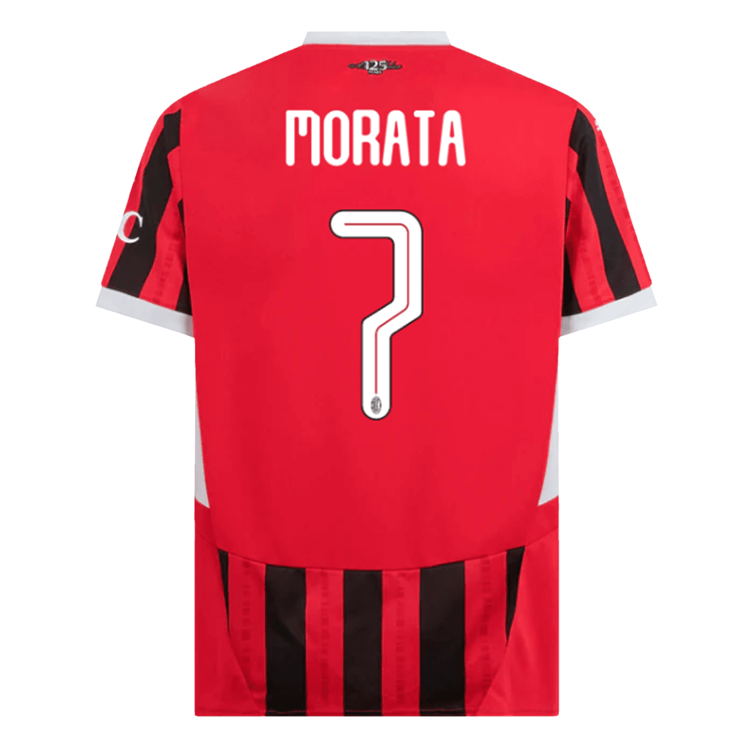 MORATA #7 AC Milan Home football shirt 2024/25 - UCL