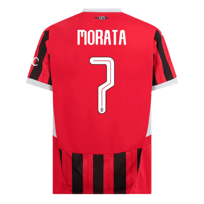 MORATA #7 AC Milan Home football shirt 2024/25 - UCL