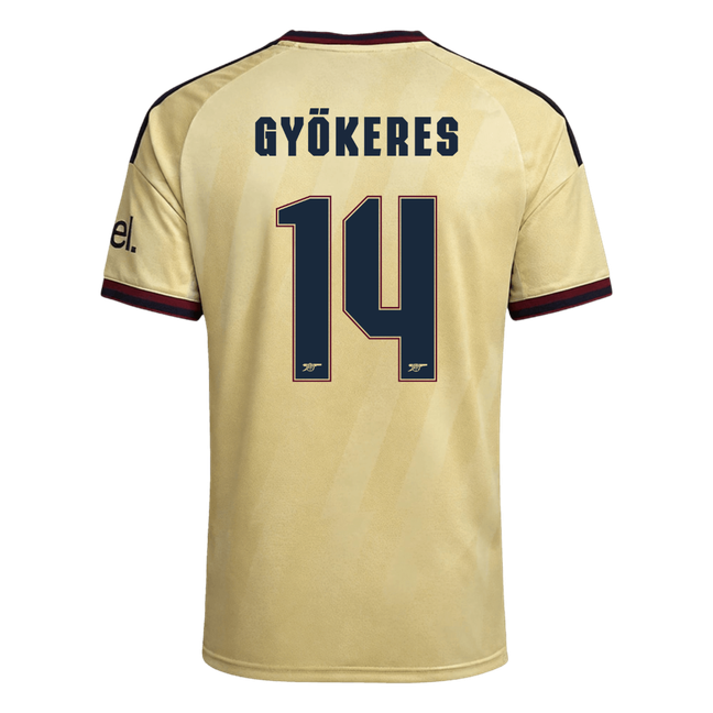 GYÖKERES #14 Arsenal Third Soccer Jersey 2026/27 Yellow - UCL