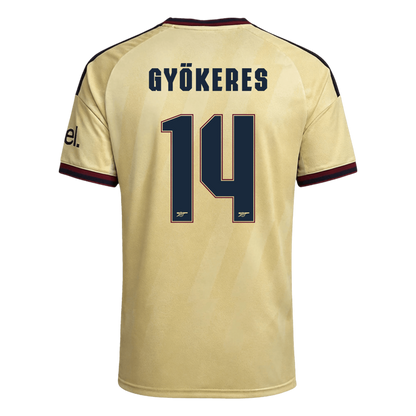 GYÖKERES #14 Arsenal Third Soccer Jersey 2026/27 Yellow - UCL