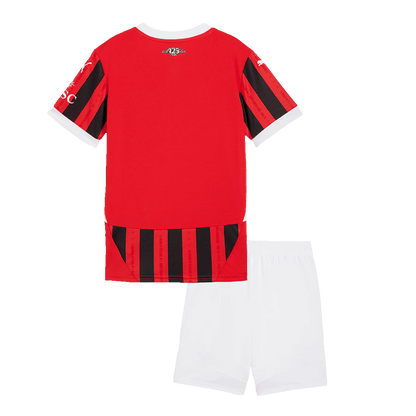 Kid's AC Milan Home Soccer Jersey Kit(Jersey+Shorts) 2024/25