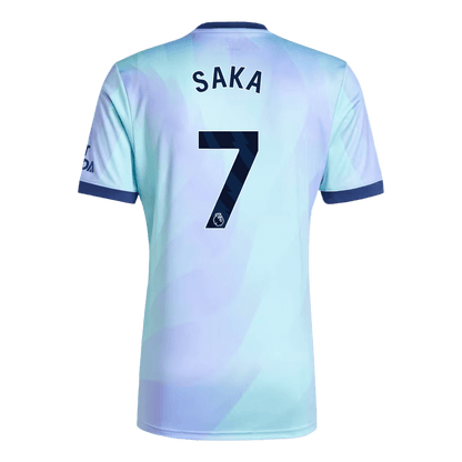 SAKA #7 Arsenal Third Away Football Shirt 2024/25 Football Kit UK