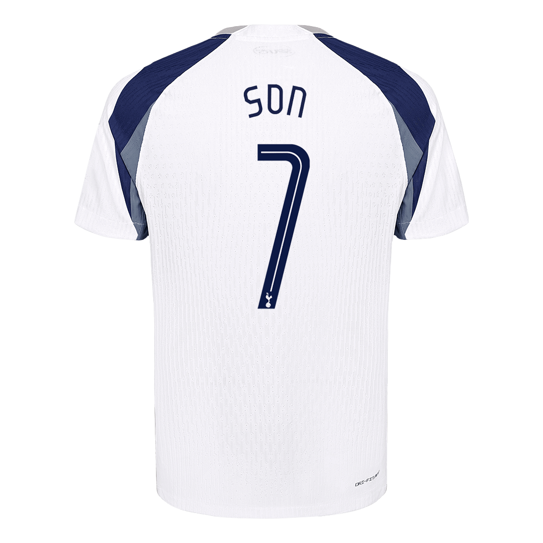 Authentic SON #7 Tottenham Hotspur Home Soccer Jersey 2025/26 White - UCL