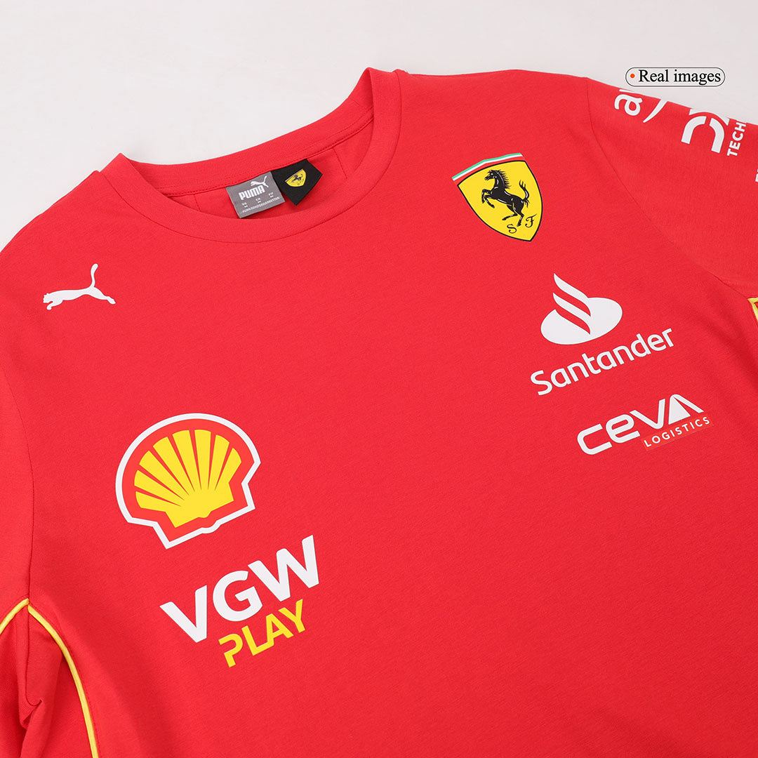 Ferrari F1 Racing Team Charles Leclerc #16 T-Shirt 2024 Football Kit UK