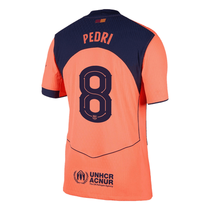 Authentic PEDRI #8 Barcelona Third Away Soccer Jersey 2025/26