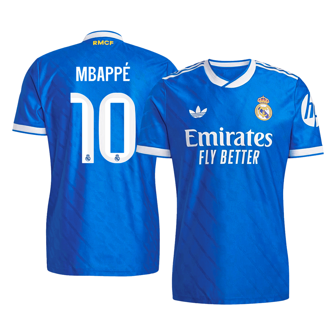 Authentic MBAPPÉ #10 Real Madrid Third Away Soccer Jersey 2025/26