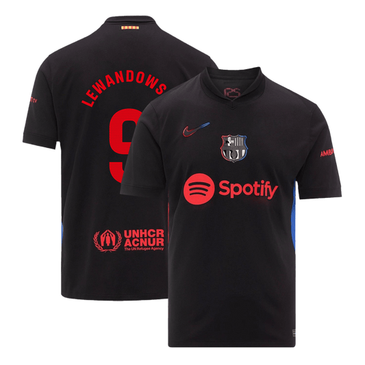 LEWANDOWSKI #9 Barcelona Away Soccer Jersey 2024/25