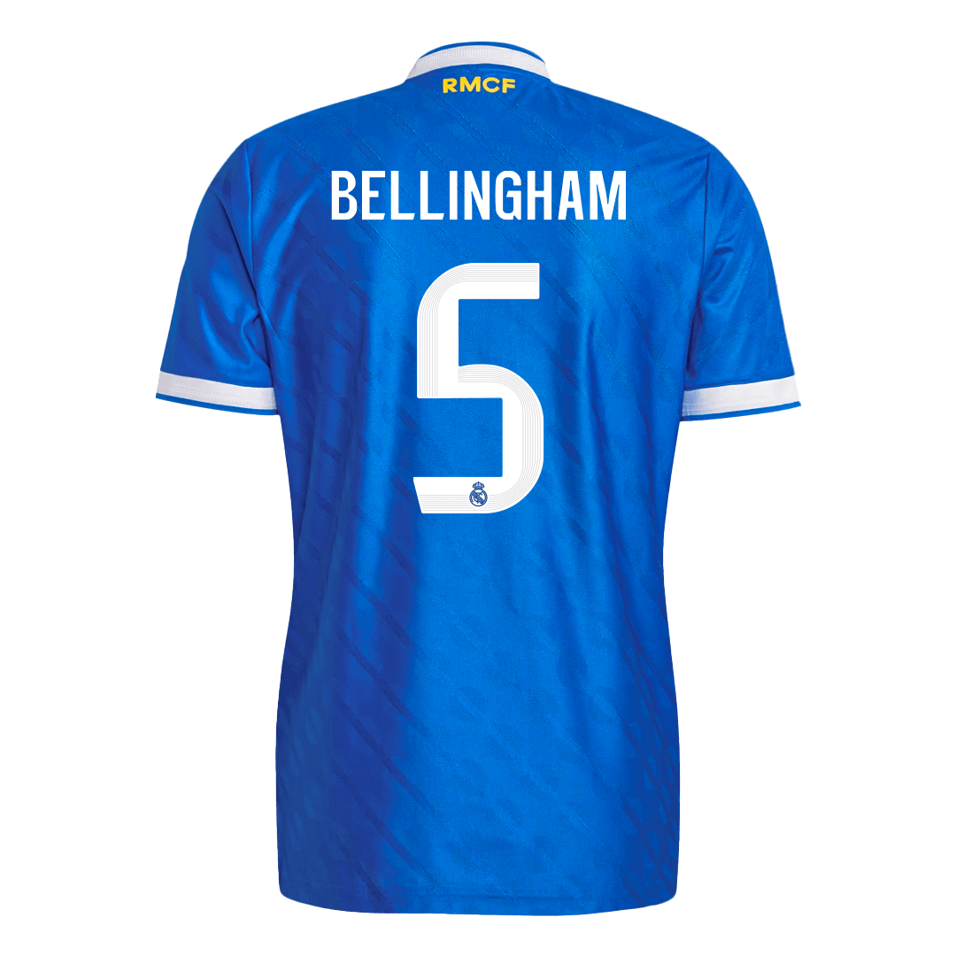 Authentic BELLINGHAM #5 Real Madrid Third Away Soccer Jersey 2025/26