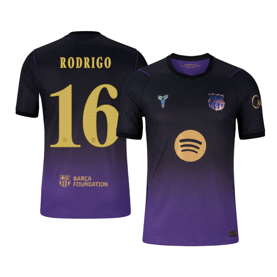 Authentic RODRIGO #16 Barcelona Away Soccer Jersey 2026/27