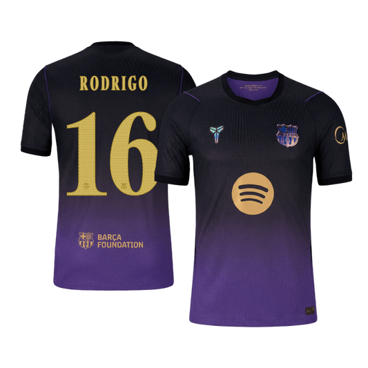 Authentic RODRIGO #16 Barcelona Away Soccer Jersey 2026/27
