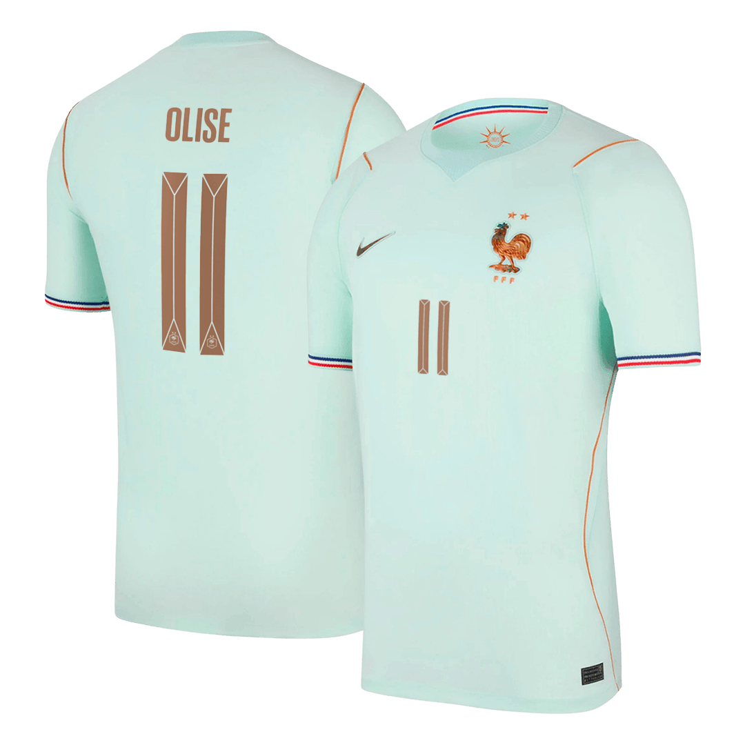 OLISE #11 France Away Soccer Jersey World Cup 2026 Blue