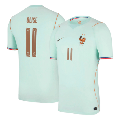 OLISE #11 France Away Soccer Jersey World Cup 2026 Blue