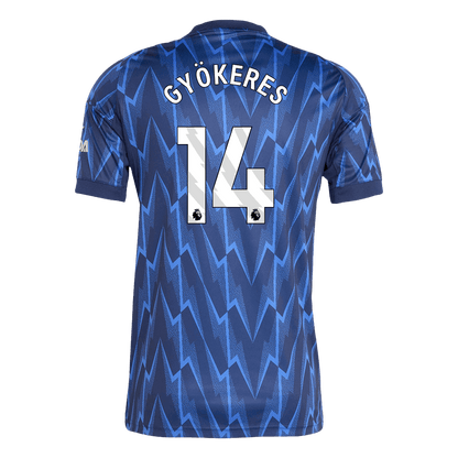 GYÖKERES #14 Arsenal Away Soccer Jersey 2025/26 Blue