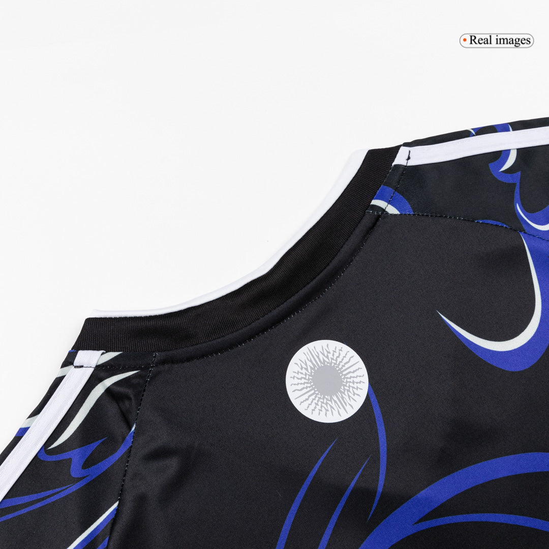 E. FERNÁNDEZ #24 Argentina Away Football Shirt World Cup 2026 Black