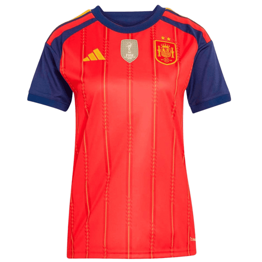 Women's Spain Home 2-Star Soccer Jersey World Cup 2026 Red