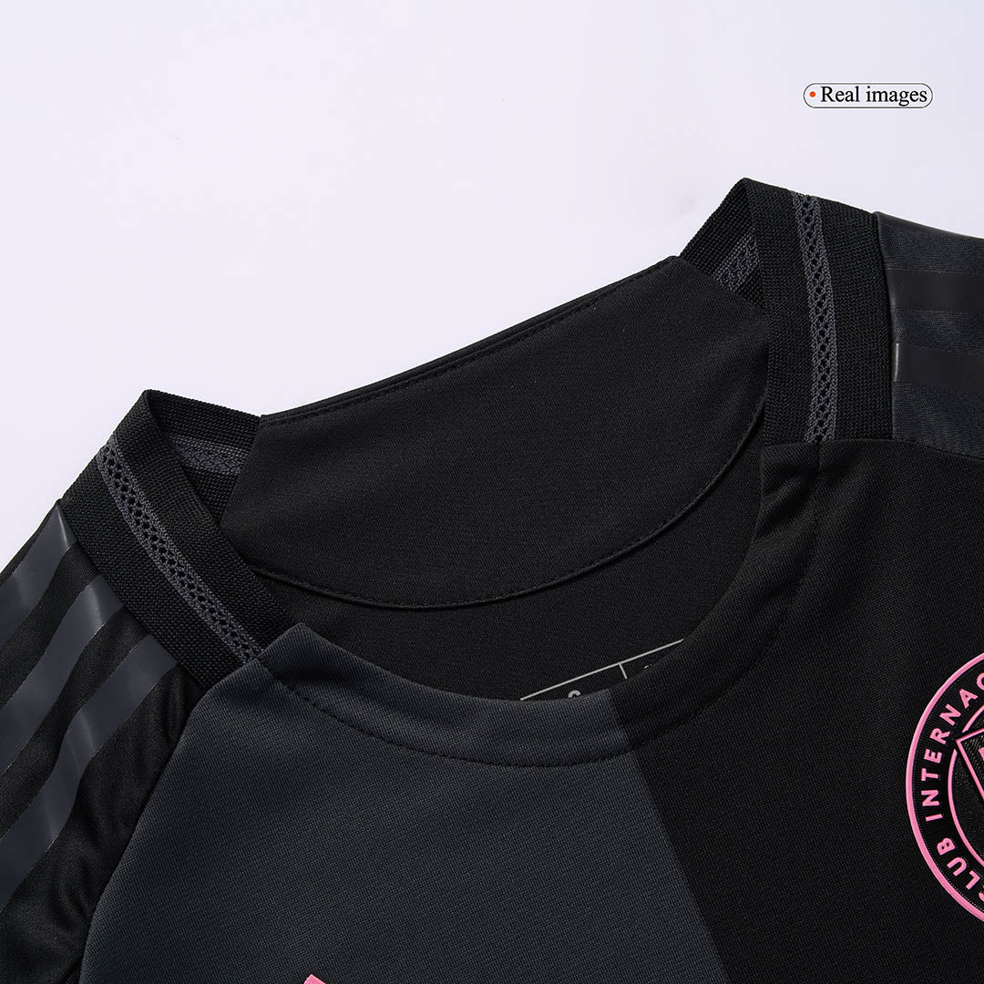 Authentic DE PAUL #7 Inter Miami CF Away Soccer Jersey 2025 Black&Gray
