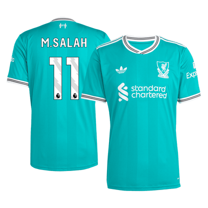 M.SALAH #11 Liverpool Third Away Soccer Jersey 2025/26