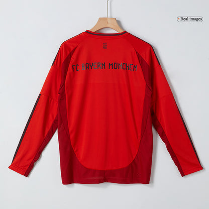 Bayern Munich Home Long Sleeve Soccer Jersey 2024/25