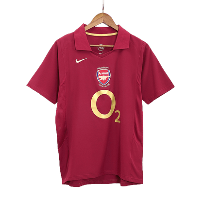 Retro 2005/06 Arsenal Home Soccer Jersey