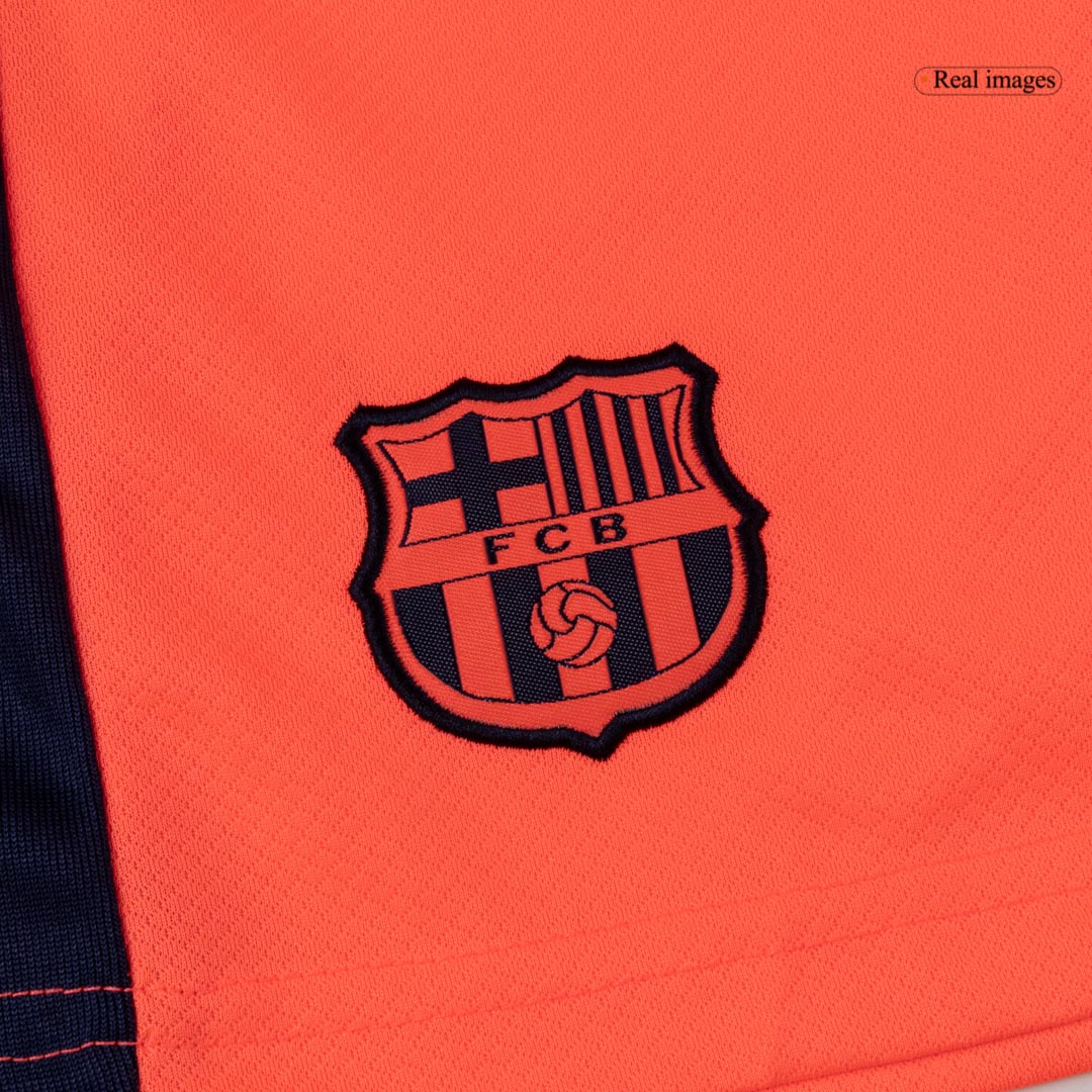 Kid's Barcelona Third Away Soccer Jersey Kit(Jersey+Shorts+Socks) 2025/26