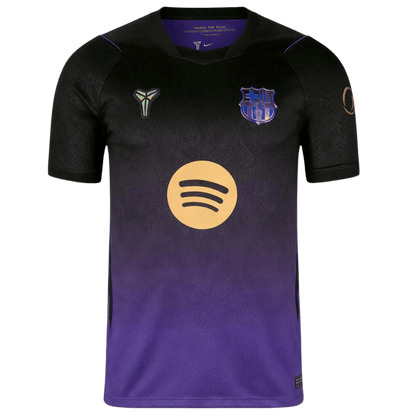 F. DE JONG #21 Barcelona x Kobe Bryant Away Soccer Jersey 2026/27 Black/Purple- UCL