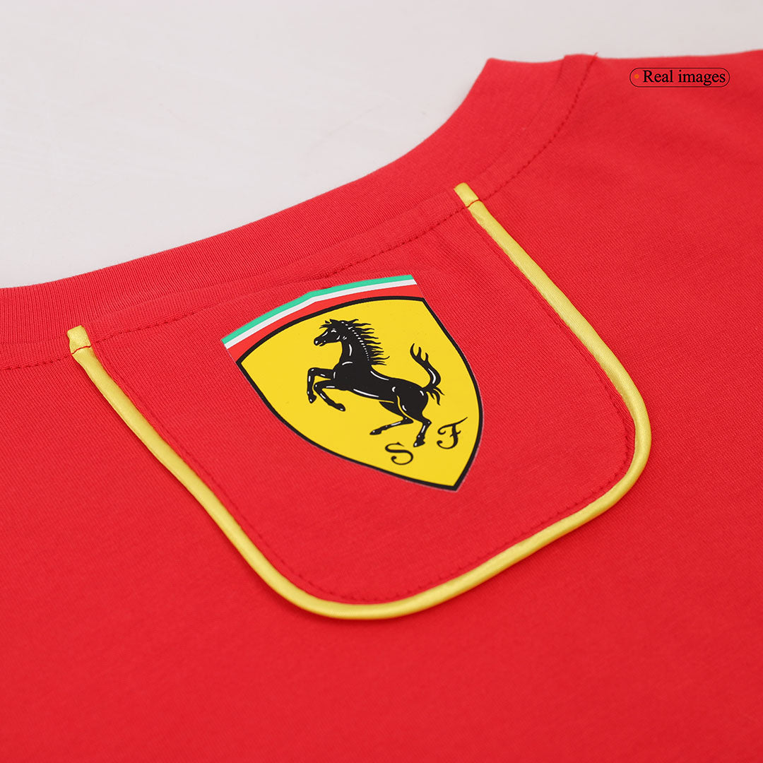 Ferrari F1 Racing Team Charles Leclerc #16 T-Shirt 2024 Football Kit UK