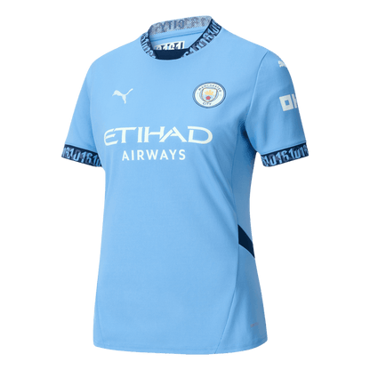 Women's Manchester City Home Soccer Jersey Shirt 2024/25