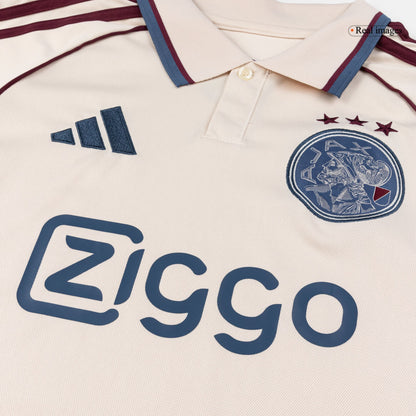 Ajax Third Away Soccer Jersey 2025/26 White