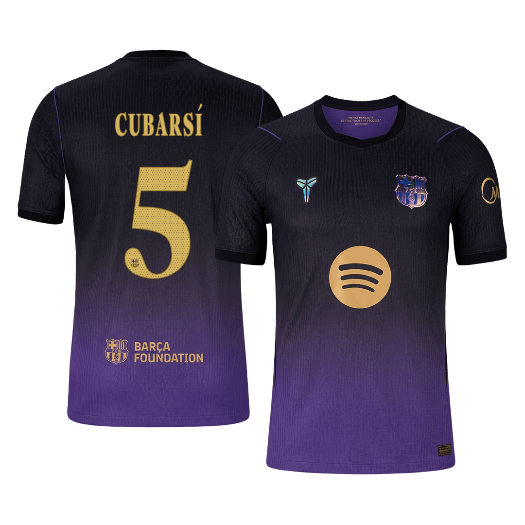 Authentic CUBARSÍ #5 Barcelona Away Soccer Jersey 2026/27