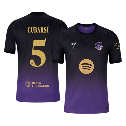 Authentic CUBARSÍ #5 Barcelona Away Soccer Jersey 2026/27