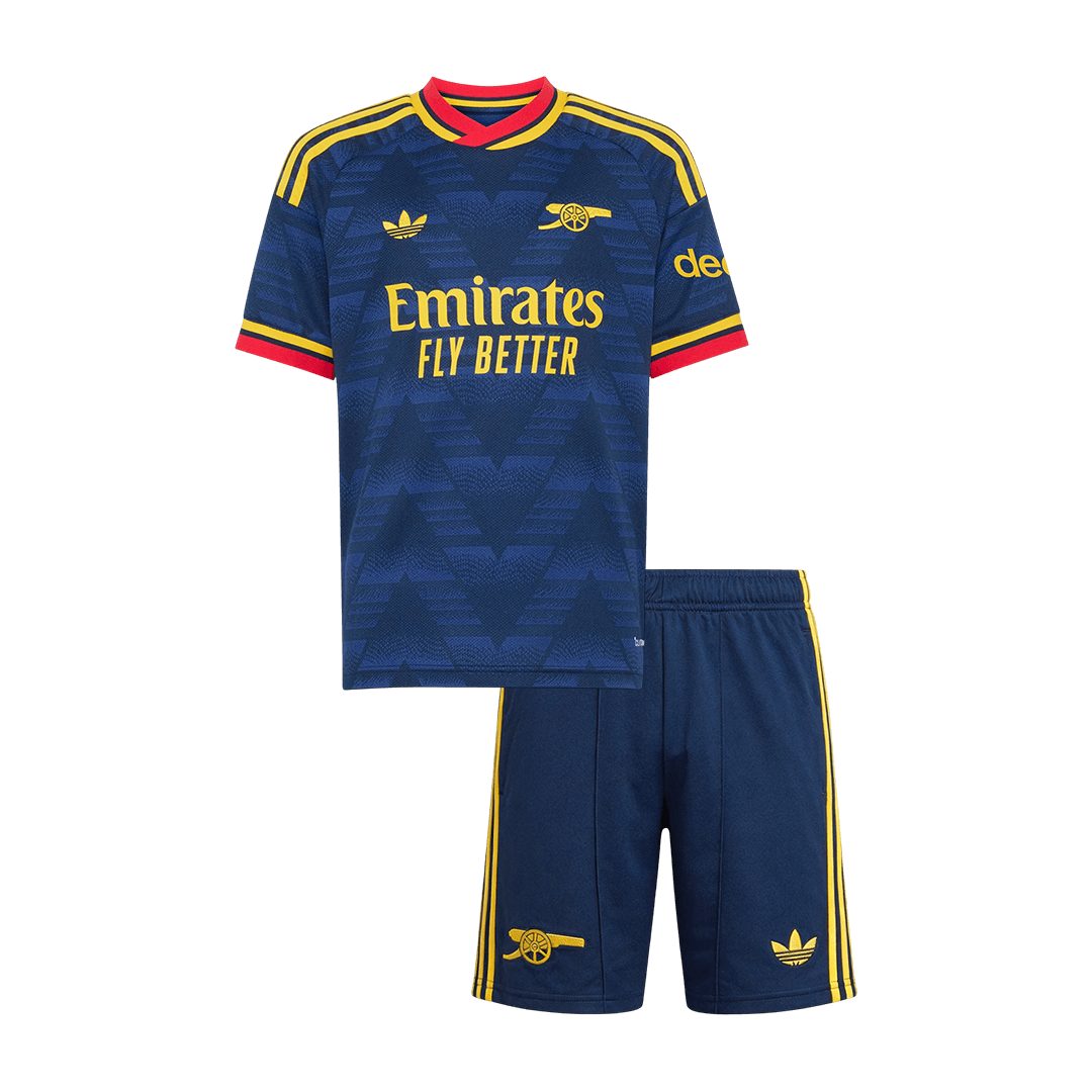 Kids Arsenal Away Soccer Jersey Kit (Jersey+Shorts) 2026/27 Navy
