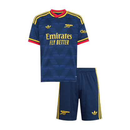 Kids Arsenal Away Soccer Jersey Kit (Jersey+Shorts) 2026/27 Navy