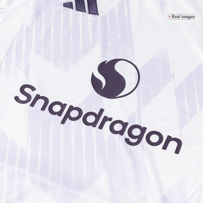 Manchester United Away Long Sleeve Soccer Jersey 2025/26 White
