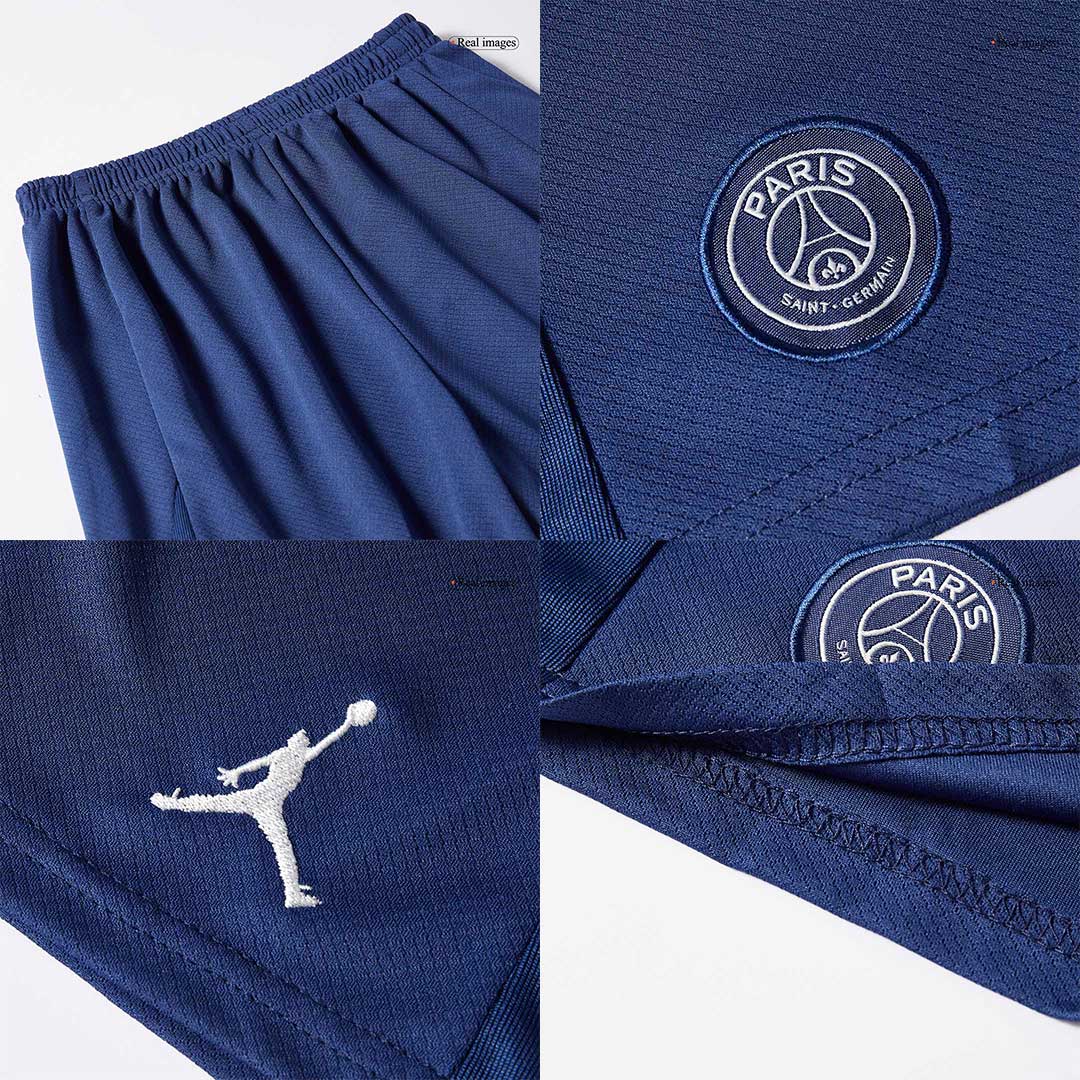 Kid's PSG Fourth Away Soccer Jersey Kit(Jersey+Shorts) 2024/25 Navy