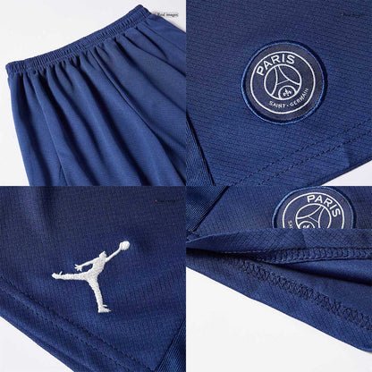 Kid's PSG Fourth Away Soccer Jersey Kit(Jersey+Shorts) 2024/25 Navy