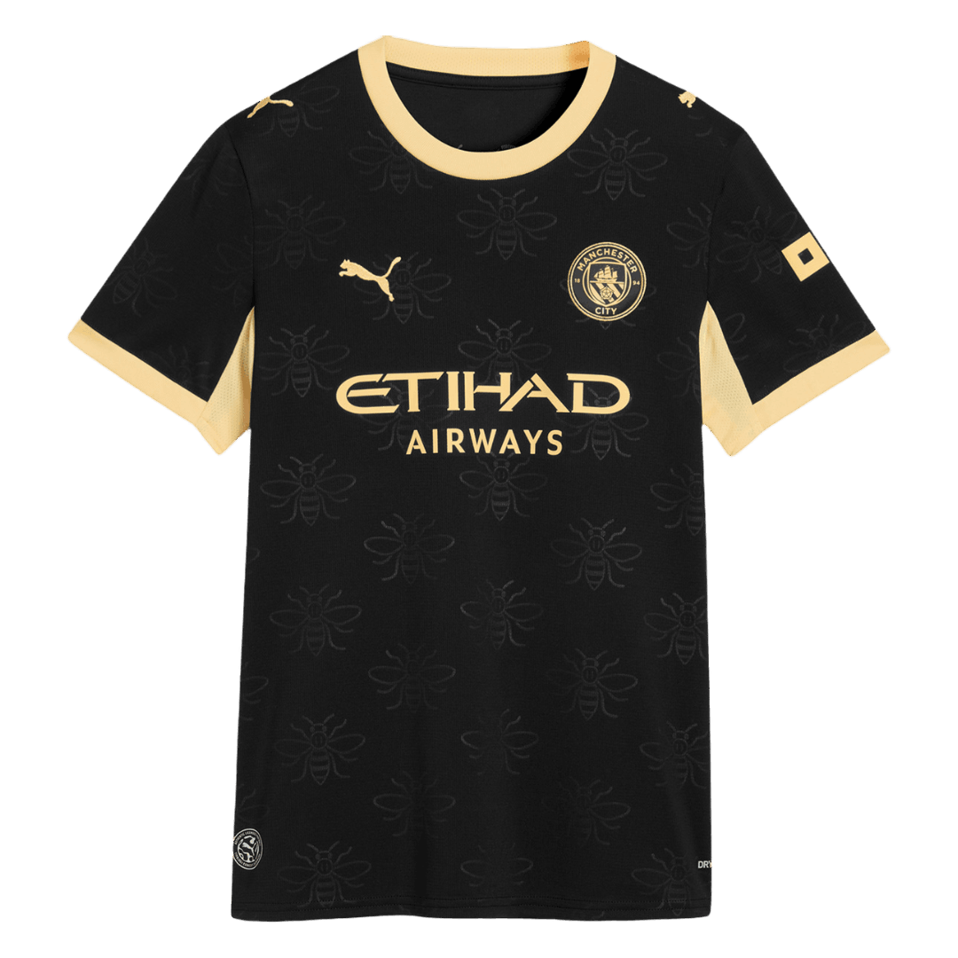 Women's Manchester City Away Soccer Jersey 2026/27 Black