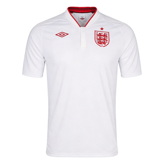 Men Retro Fan Version 2012 England Home Soccer Jersey White