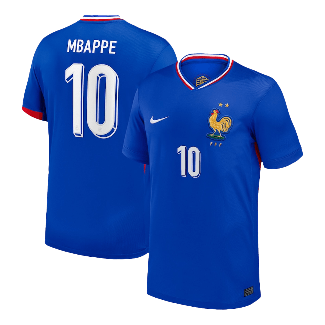 MBAPPE #10 France Home Soccer Jersey Euro 2024