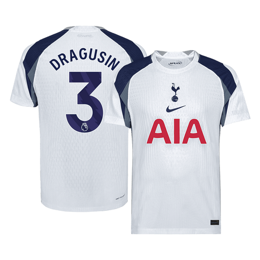 Authentic DRAGUSIN #3 Tottenham Hotspur Home Soccer Jersey 2025/26
