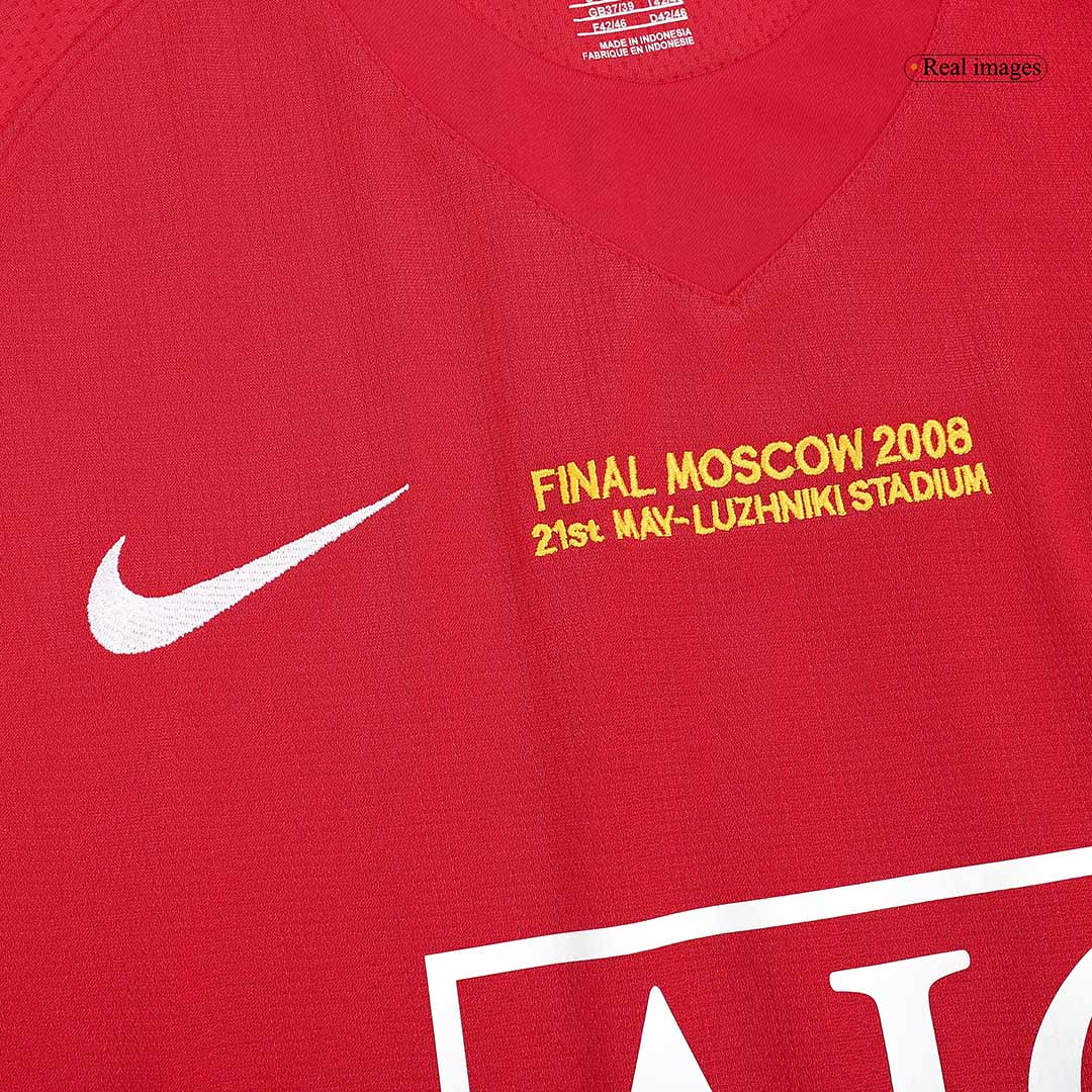 07-08 Manchester United Champion League Home Retro Jersey Shirt