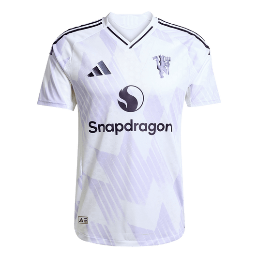 Authentic Manchester United Away Soccer Jersey 2025/26 White
