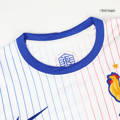 Authentic MBAPPE #10 France Away Soccer Jersey Euro 2024